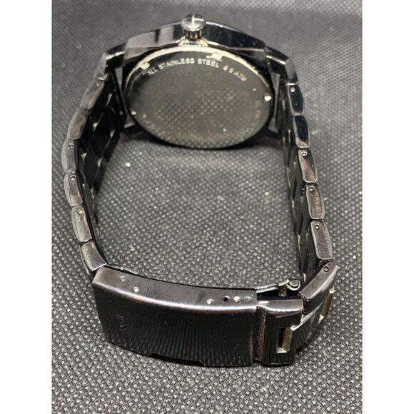 Fossil FS4775 Men's Watch Black Plated Stainless Steel Bracelet Quartz 42mm O589 - Picture 5 of 8